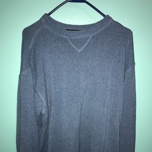 Blue sweater can be men or women sweater